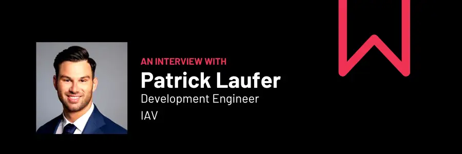 Patrick Laufer, Development Engineer, IAV