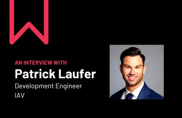 Patrick Laufer, Development Engineer, IAV