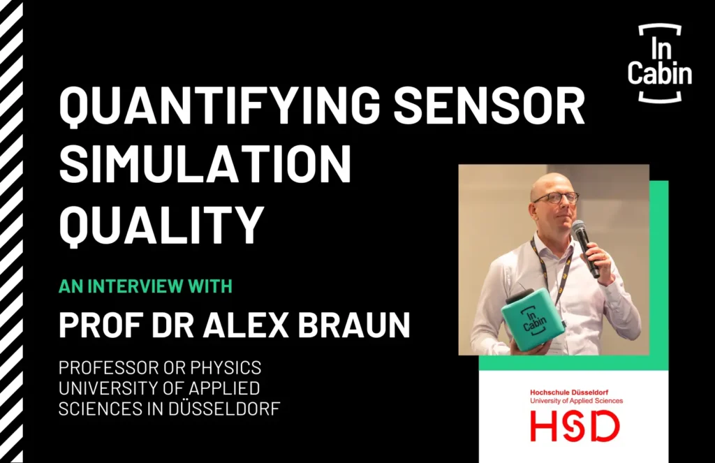 "Interview with Prof Dr Alex Braun on Quantifying Sensor Simulation Quality at Hochschule Düsseldorf University of Applied Sciences"