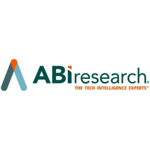 "ABI Research logo with tagline 'The Tech Intelligence Experts' and stylized 'A' symbol."