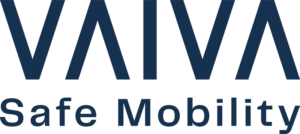 "VAIVA Safe Mobility logo on a transparent background."