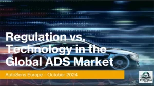 What’s Driving Innovation - Regulation vs Technology in the Global ADAS and AD Market