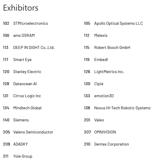 InCabin USA 2024 Floorplan List