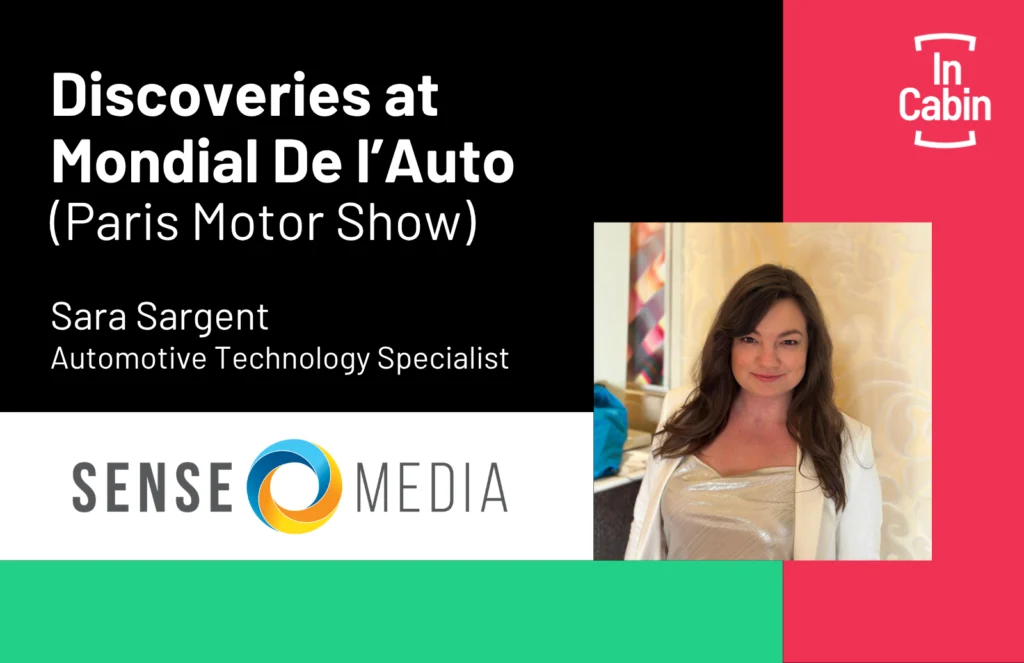 Sara Sargent - Paris Motor Show