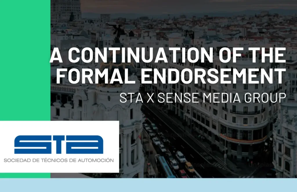 Announcing a continuation of the formal endorsement from STA; the automotive engineering association of Spain