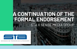 Announcing a continuation of the formal endorsement from STA; the automotive engineering association of Spain