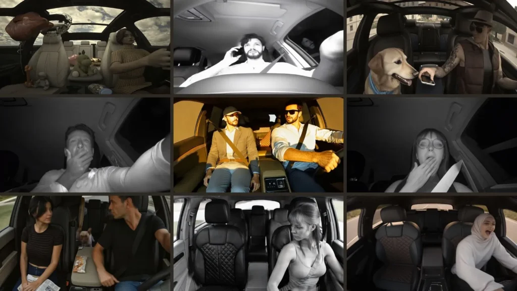 Anyverse InCabin - Grid In-Cabin Euro NCAP Test cases