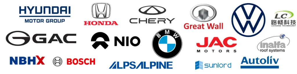 OEMs at AutoSens China logos