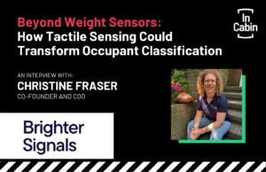 Beyond Weight Sensors How Tactile Sensing Could Transform Occupant Classification ICEUR26 Christine Fraser, Brighter Signals